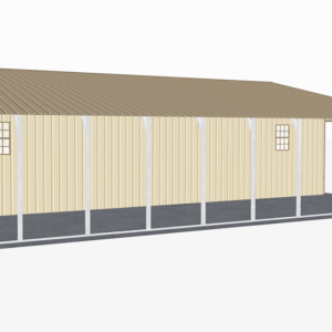 44x46 Vertical Roof Continuous Barns view 4