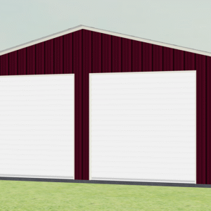 20x51 All Vertical Style Garage view 2