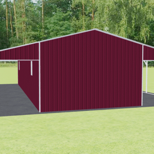 44x51 Vertical Roof Continuous Barns view 3