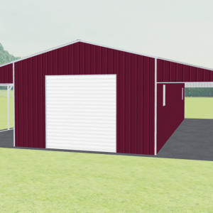44x51 Vertical Roof Continuous Barns view 2
