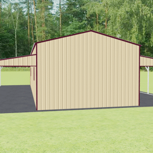 44x51 Vertical Roof Step Down Barns view 3