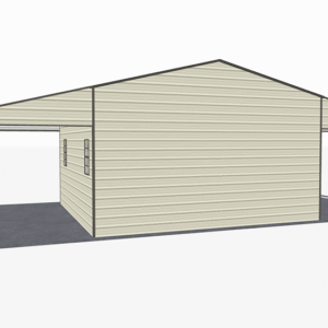46x21 A-Frame Roof Continuous Barns view 3