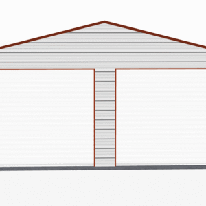 22x21 A-Frame Roof Garage view 2
