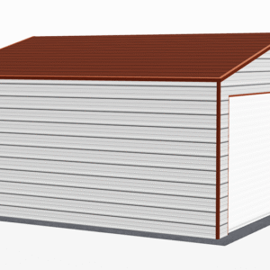 22x21 A-Frame Roof Garage view 1