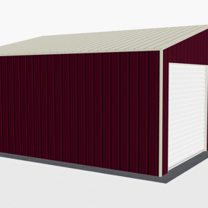 22x21 All Vertical Style Garage view 1