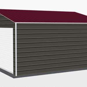 22x21 Residential Style Garage view 4