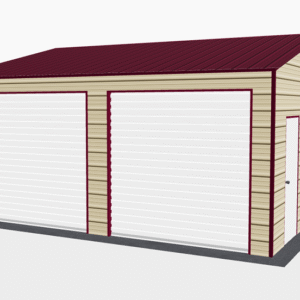22x21 Side Entry Garage view 1