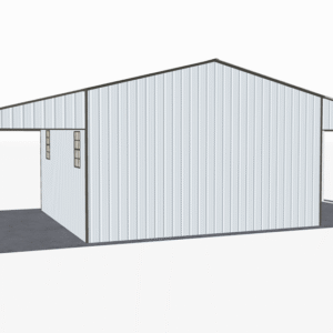 46x21 Vertical Roof Continuous Barns view 3