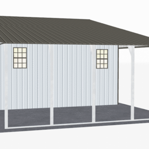 46x21 Vertical Roof Continuous Barns view 4