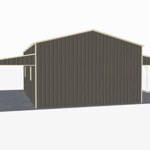 46x21 Vertical Roof Step Down Barns view 3
