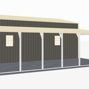 46x21 Vertical Roof Step Down Barns view 4