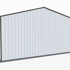 22x21 Vertical Roof Utility Carport view 3