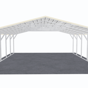 22x26 A-Frame Roof Carport view 3