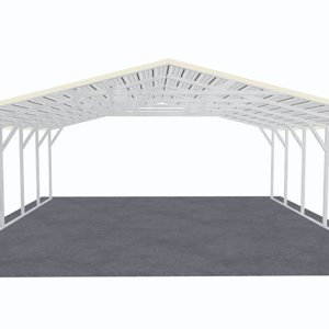 22x26 A-Frame Roof Carport view 2