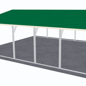 22x26 A-Frame Roof Carport view 1