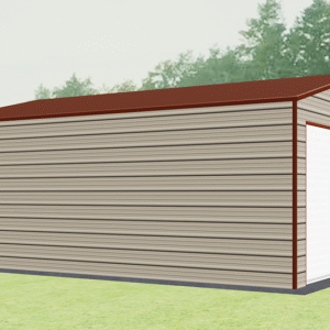 22x26 A-Frame Roof Garage view 1
