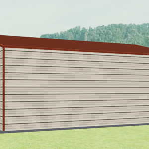 22x26 A-Frame Roof Garage view 4