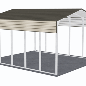 22x26 A-Frame Roof RV Cover view 1