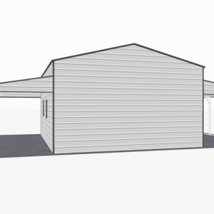46x26 A-Frame Roof Step Down Barns view 3