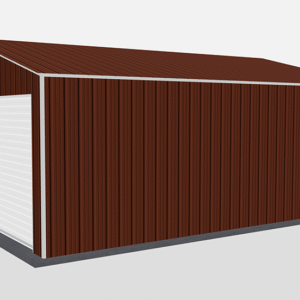 22x26 All Vertical Style Garage view 4