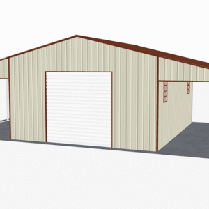 46x26 Vertical Roof Continuous Barns view 2