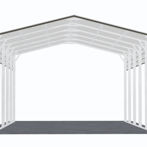 22x26 Vertical Roof RV Cover view 3