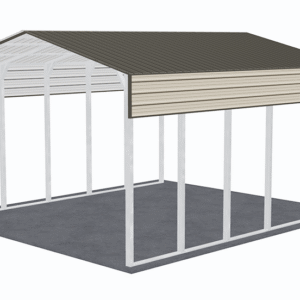 22x26 Vertical Roof RV Cover view 4