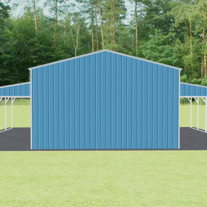 46x26 Vertical Roof Step Down Barns view 3