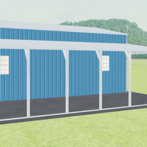 46x26 Vertical Roof Step Down Barns view 4