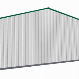 22x26 Vertical Roof Utility Carport view 3