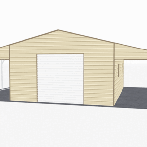 46x31 A-Frame Roof Continuous Barns view 2