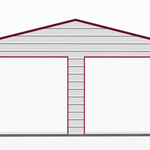 22x31 A-Frame Roof Garage view 2