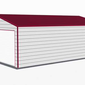 22x31 A-Frame Roof Garage view 4