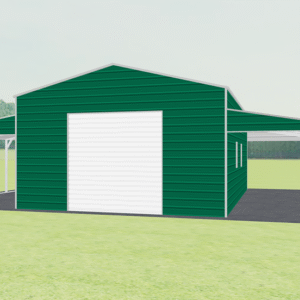 46x31 A-Frame Roof Step Down Barns view 2