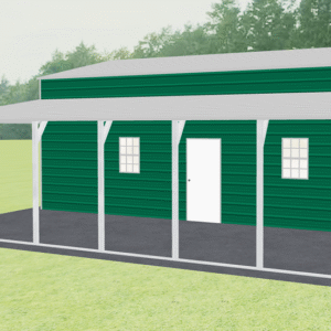 46x31 A-Frame Roof Step Down Barns view 1