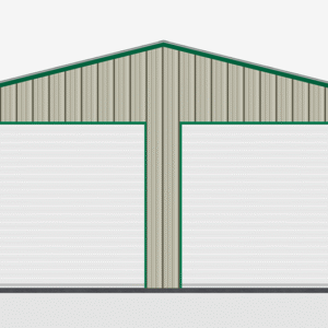 22x31 All Vertical Style Garage view 2