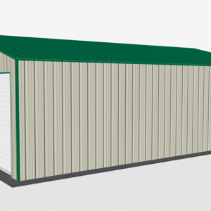 22x31 All Vertical Style Garage view 4