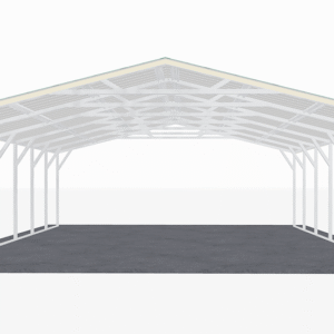 22x31 Vertical Roof Carport view 3