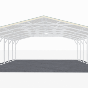 22x31 Vertical Roof Carport view 2