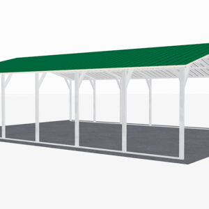 22x31 Vertical Roof Carport view 1