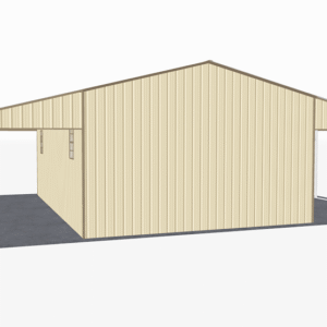 46x31 Vertical Roof Continuous Barns view 3