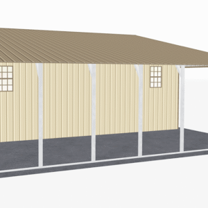 46x31 Vertical Roof Continuous Barns view 4