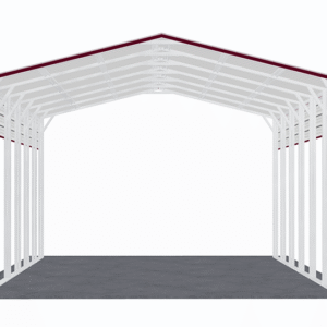 22x31 Vertical Roof RV Cover view 2