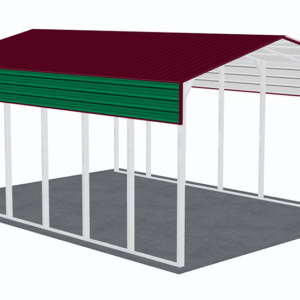22x31 Vertical Roof RV Cover view 1