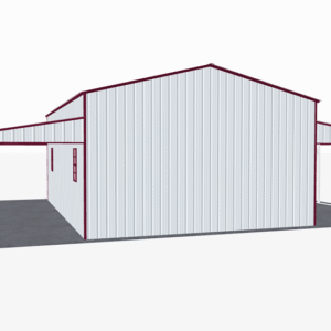 46x31 Vertical Roof Step Down Barns view 4