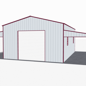 46x31 Vertical Roof Step Down Barns view 2