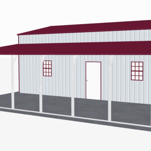 46x31 Vertical Roof Step Down Barns view 3