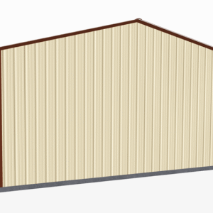 22x31 Vertical Roof Utility Carport view 3