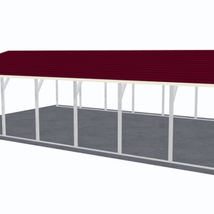 22x36 A-Frame Roof Carport view 1
