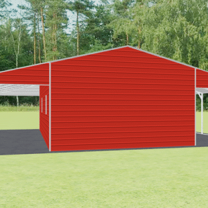 46x36 A-Frame Roof Continuous Barns view 3